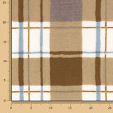 Beige Fleece Fleece Teddy Tartan - Ribes y Casals