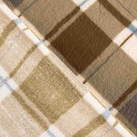 Beige Fleece Fleece Teddy Tartan - Ribes y Casals