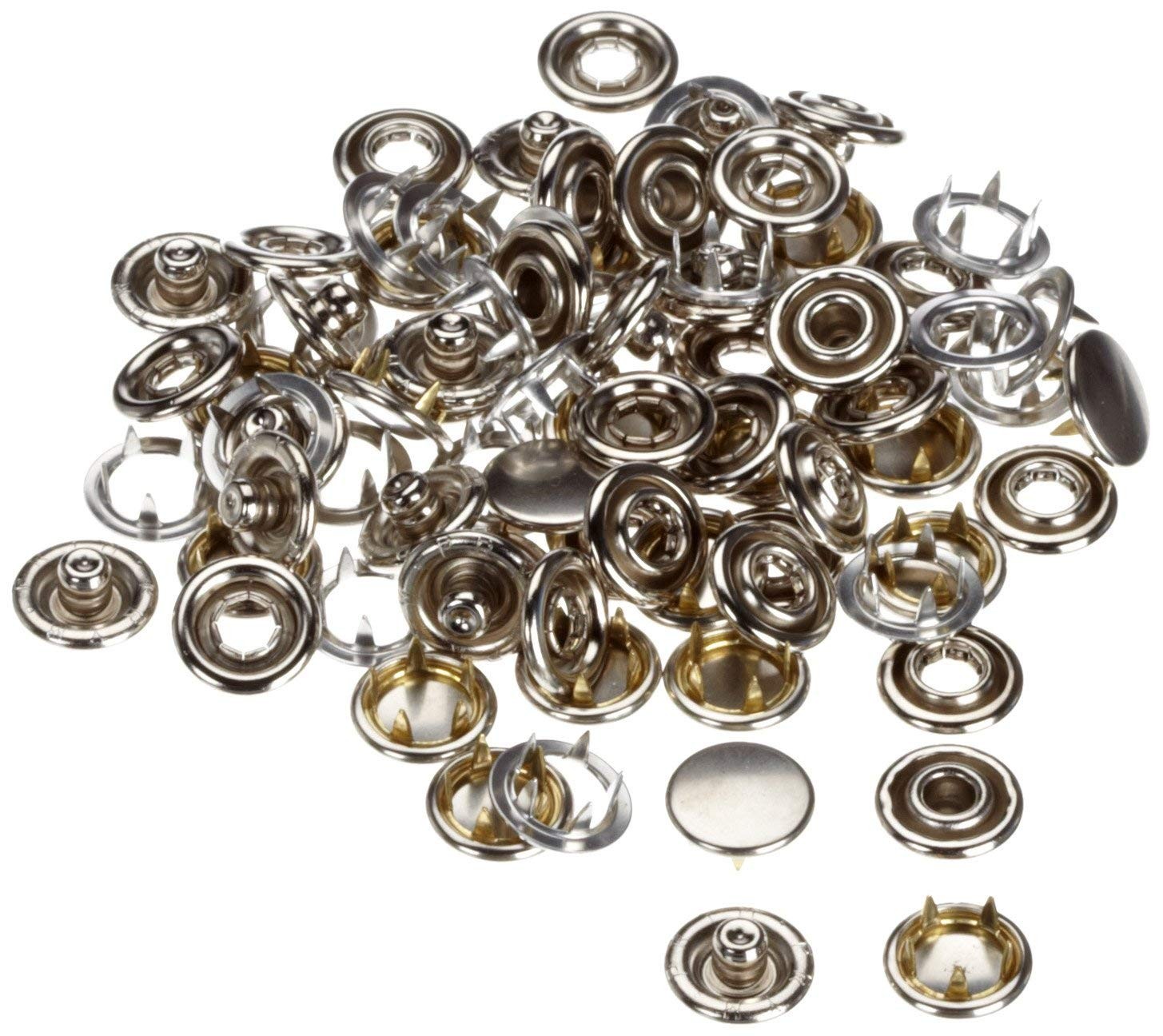 Knopfleiste Jersey Prym Silber - Ribes y Casals
