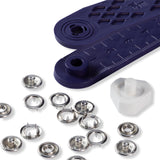 Knopfleiste Jersey Prym Silber - Ribes y Casals
