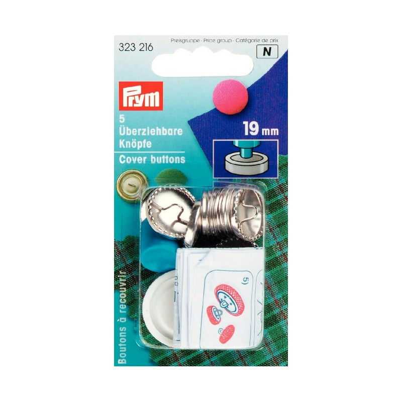 19mm Prym Futterknöpfe 323216 - Ribes y Casals