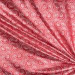 Roter Kaschmir-Fantasie-Brokat - Ribes y Casals