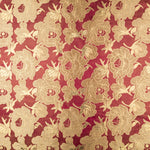 Brokat Fantasie Blume Wein - Ribes y Casals
