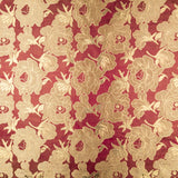 Brokat Fantasie Blume Wein - Ribes y Casals
