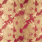 Brokat Fantasie Blume Wein - Ribes y Casals