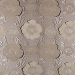 Brokat Fantasie Beige Blätter - Ribes y Casals