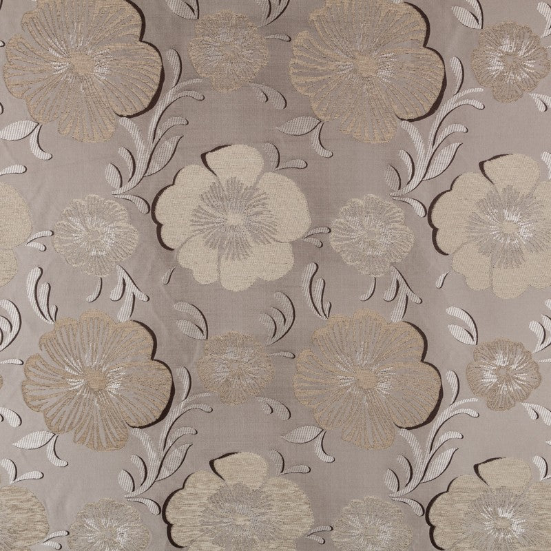 Brokat Fantasie Beige Blätter - Ribes y Casals