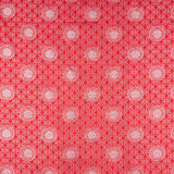 Brokat Fantasie Mosaik Rot - Ribes y Casals
