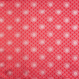 Brokat Fantasie Mosaik Rot - Ribes y Casals