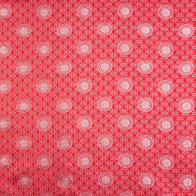 Brokat Fantasie Mosaik Rot - Ribes y Casals