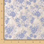 Brokatblume Cretonero Blau Denim - Ribes y Casals