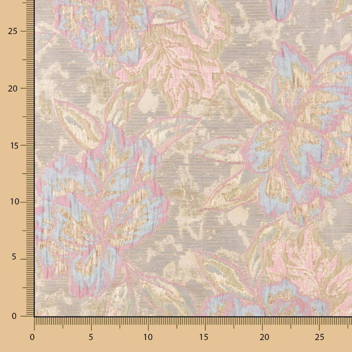 Brokat Lamé Rosa Beige - Ribes y Casals