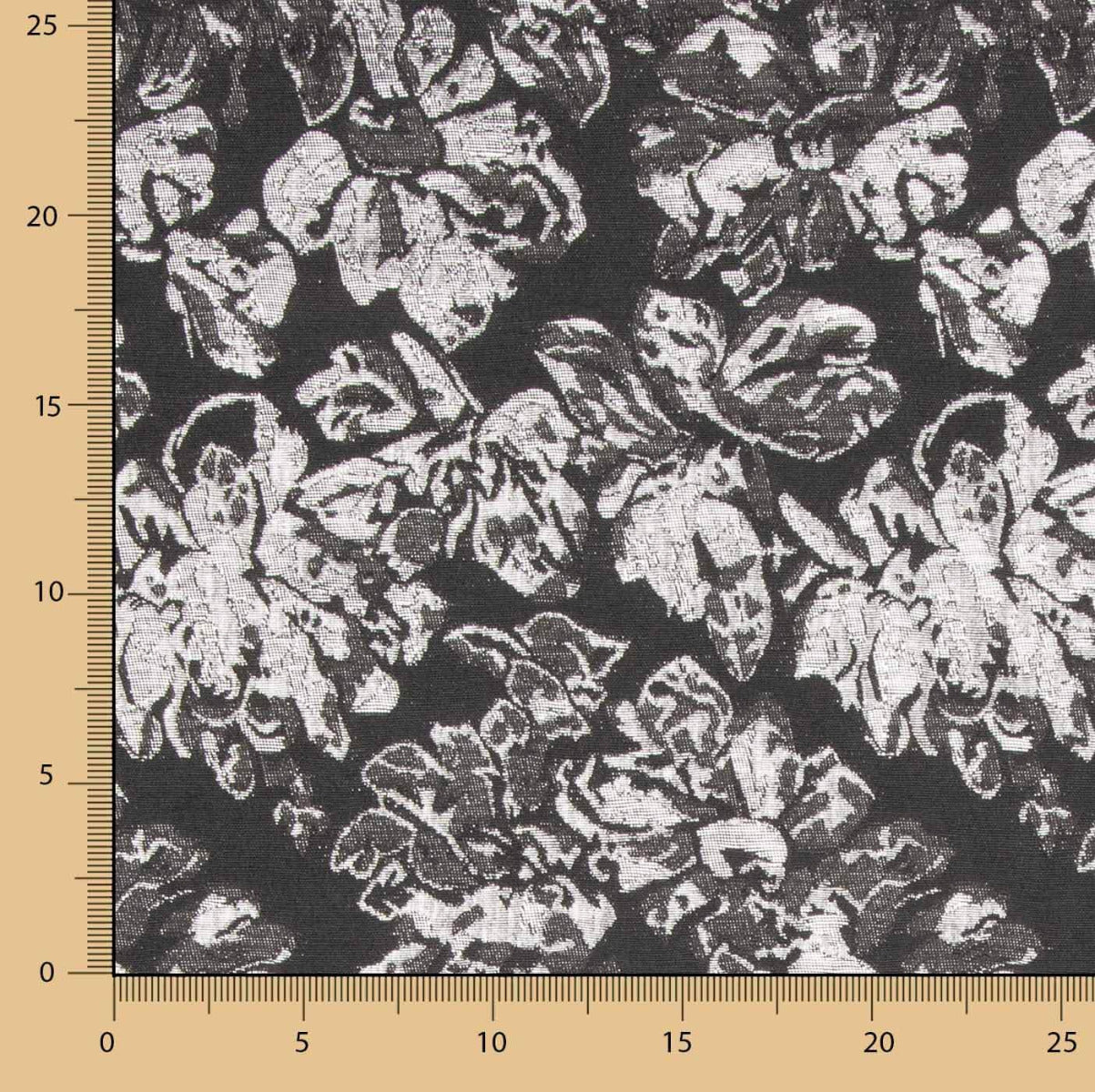 Brokatblume Schwarz Silber - Ribes y Casals