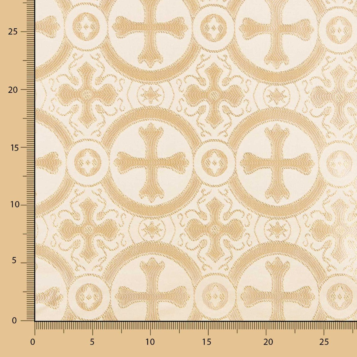 Brokat Lurex Kreuz Gold - Ribes y Casals