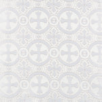 Brokat Lurex Silbernes Kreuz - Ribes y Casals