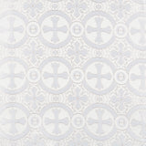 Brokat Lurex Silbernes Kreuz - Ribes y Casals