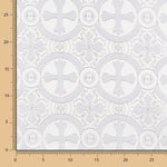 Brokat Lurex Silbernes Kreuz - Ribes y Casals