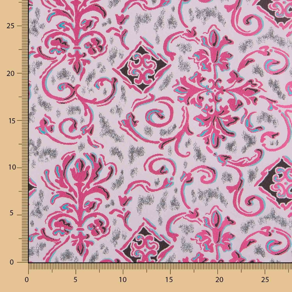 Brokat Mosaik Fuchsie - Ribes y Casals