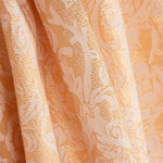 Geometrischer Brokat in Orange - Ribes y Casals