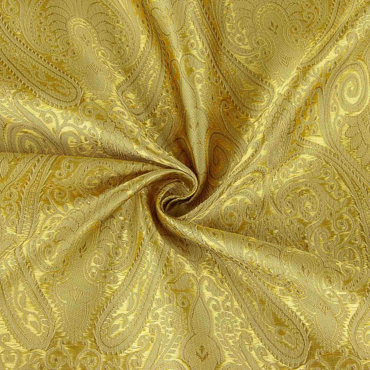 Gold Paisley Jacquard - Ribes y Casals