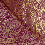 Kastanienbrauner Paisley-Jacquard - Ribes y Casals