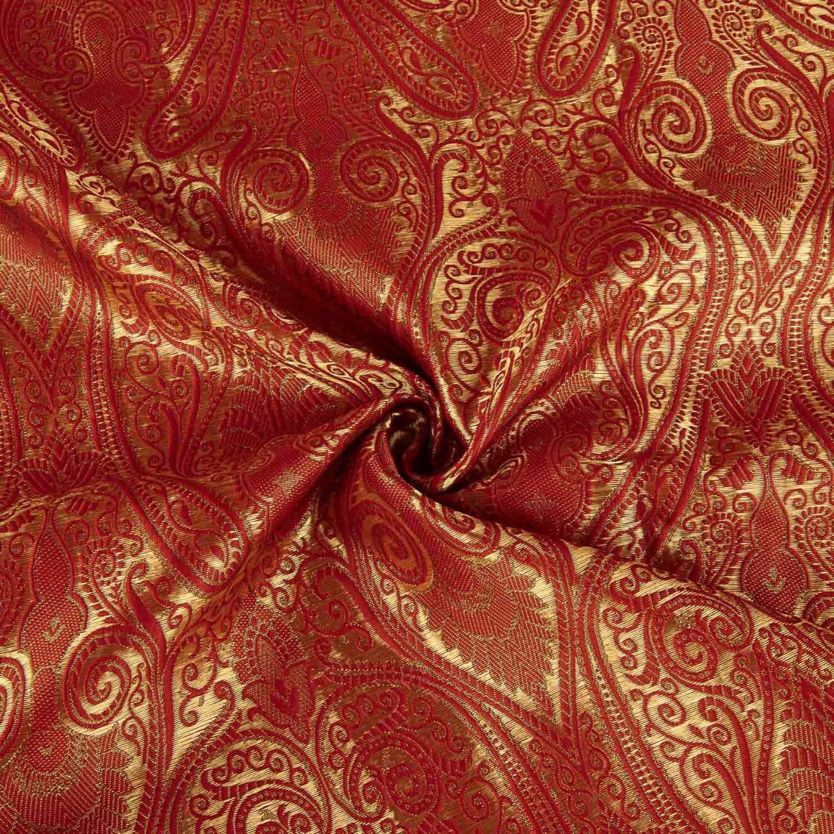 Jacquard Paisley Rot - Ribes y Casals