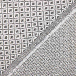 Silberner geometrischer Brokat - Ribes y Casals