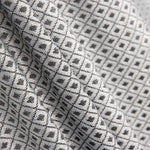 Silberner geometrischer Brokat - Ribes y Casals