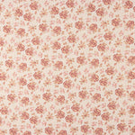 Brokat Englische Blume Granat - Ribes y Casals