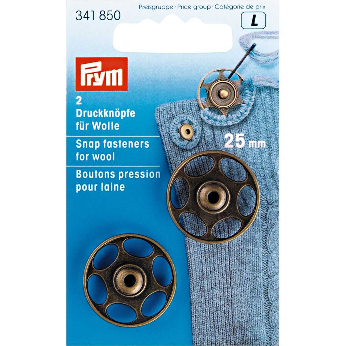 Brosche aus Wolle 25mm Prym 341850 - Ribes y Casals