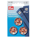 Prym Druck Brosche 21mm Gold - Ribes y Casals