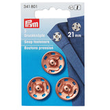 Prym Druck Brosche 21mm Gold - Ribes y Casals