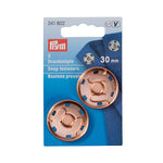 Prym Druck Brosche 30mm Gold - Ribes y Casals