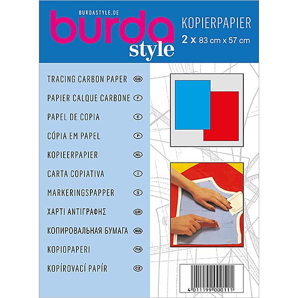 Burda Kopierpapier Blau und Rot - Ribes y Casals
