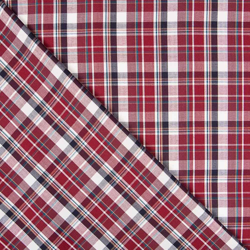 Hemd Mixed Plaid Grena - Ribes y Casals