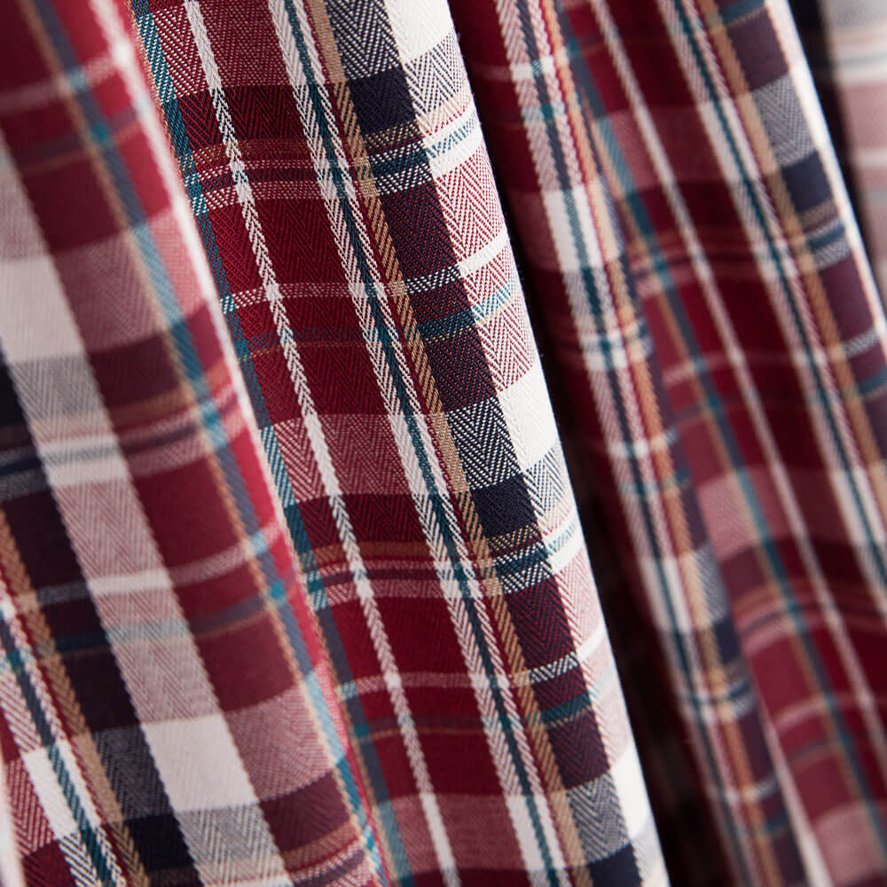 Hemd Mixed Plaid Grena - Ribes y Casals