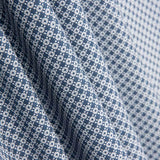 Geometrisches Mini-Baumwollhemd Blau - Ribes y Casals