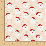 Canvas-Reststück Weihnachten Weihnachtsmann – verschiedene Maße x Breite 140 cm - Ribes y Casals