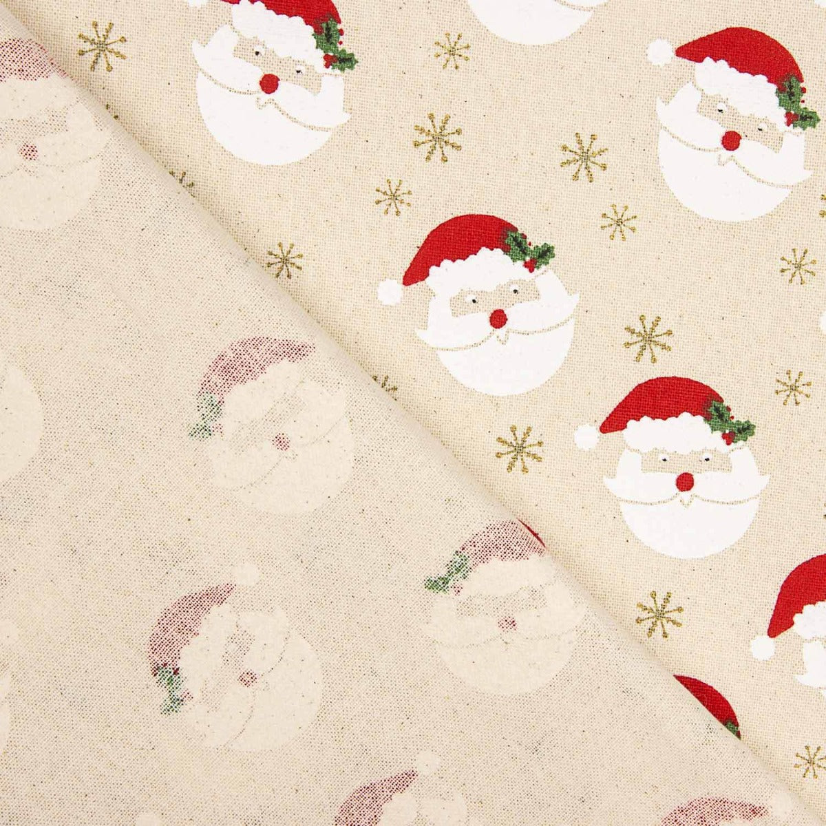 Canvas-Reststück Weihnachten Weihnachtsmann – verschiedene Maße x Breite 140 cm - Ribes y Casals