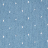 Geometrischer Chambray aus hellem Denim - Ribes y Casals