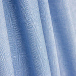 Chambray Baumwolle-Leinen Fischgrät Hellblau - Ribes y Casals