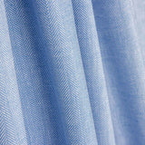 Chambray Baumwolle-Leinen Fischgrät Hellblau - Ribes y Casals