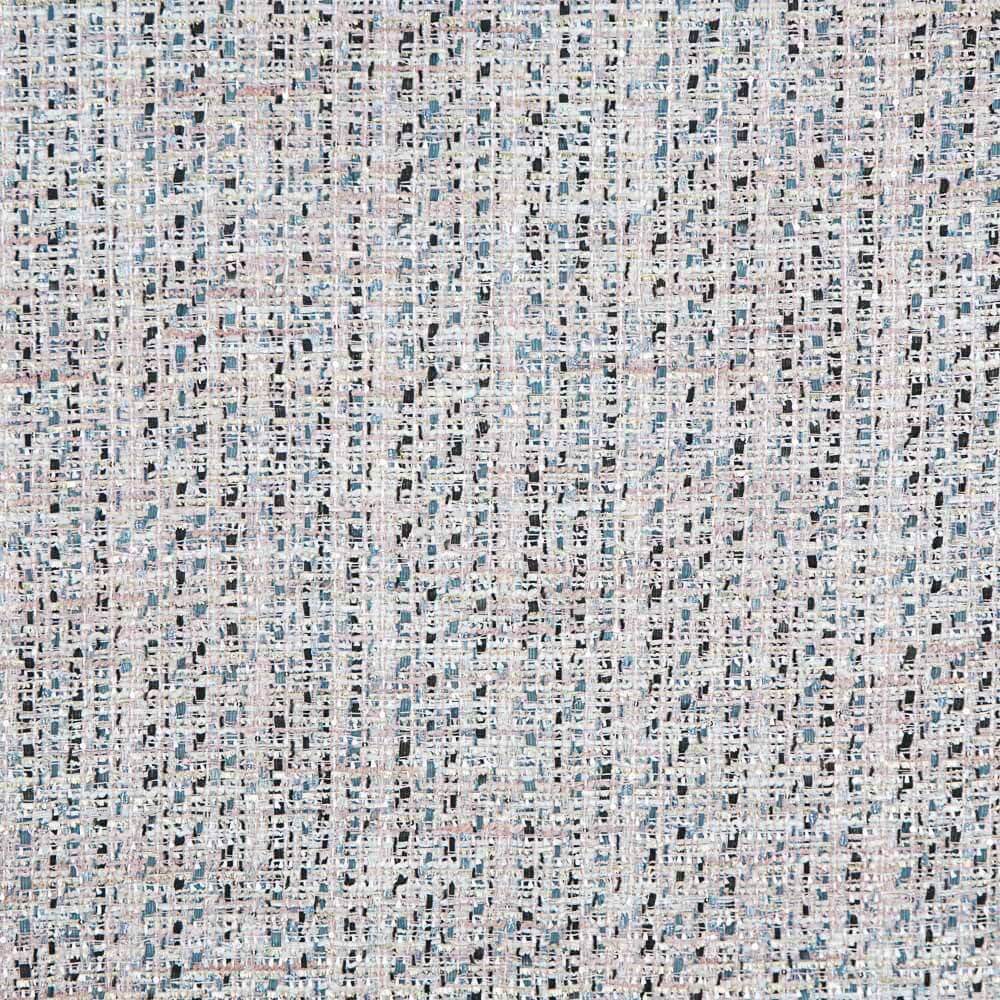 Tweed Lurex Wolle Rose Blassrosa - Ribes y Casals