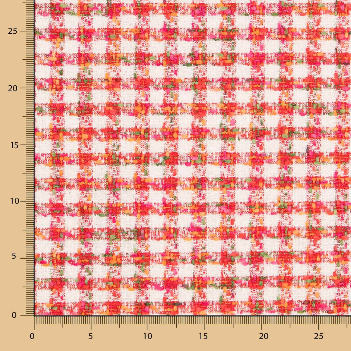 Tweed Wolle Pata Gallo Koralle - Ribes y Casals