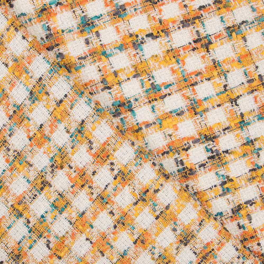 Tweed Wolle Pata Gallo Gelb - Ribes y Casals