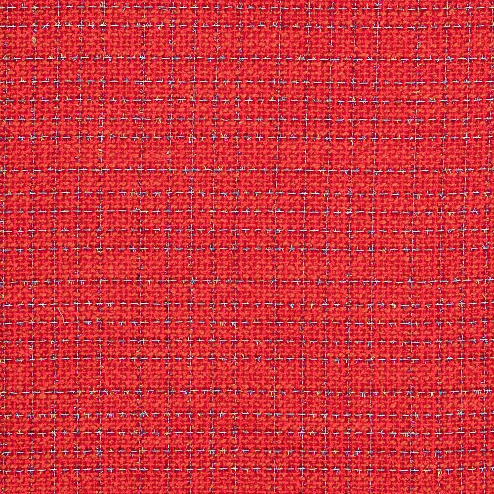 Tweed Wolle Lurex Rot - Ribes y Casals