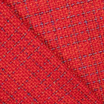 Tweed Wolle Lurex Rot - Ribes y Casals
