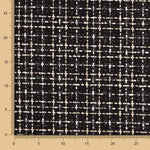 Tweed Wolle Lurex Schwarz - Ribes y Casals
