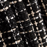 Tweed Wolle Lurex Schwarz - Ribes y Casals