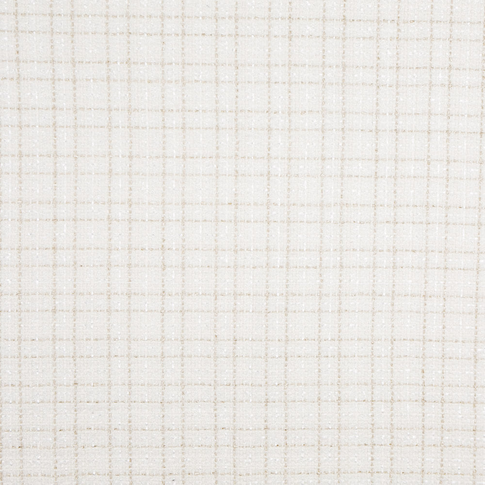 Tweed Lurex Wolle Ecru - Ribes y Casals